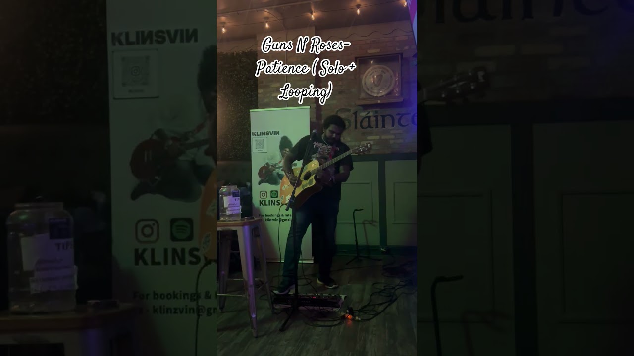 Klinsvin - Patience | Acoustic Looping | Guns N Roses | Live at Barrie, ON