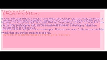 Easiest & Fastest way to Fix the iphone boot loop. No need to restore or Connect to iTunes.