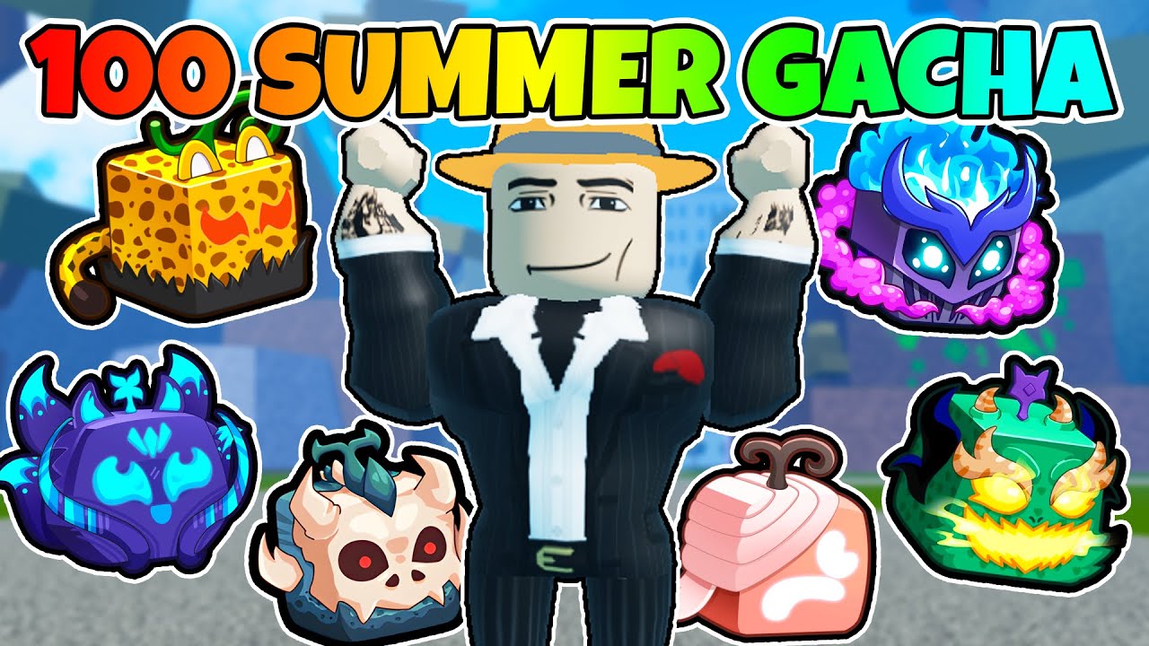 100 KİŞİYE ÖDÜLLÜ SUMMER GACHA AÇTIRDIM! 🤑 | Blox Fruits Türkçe