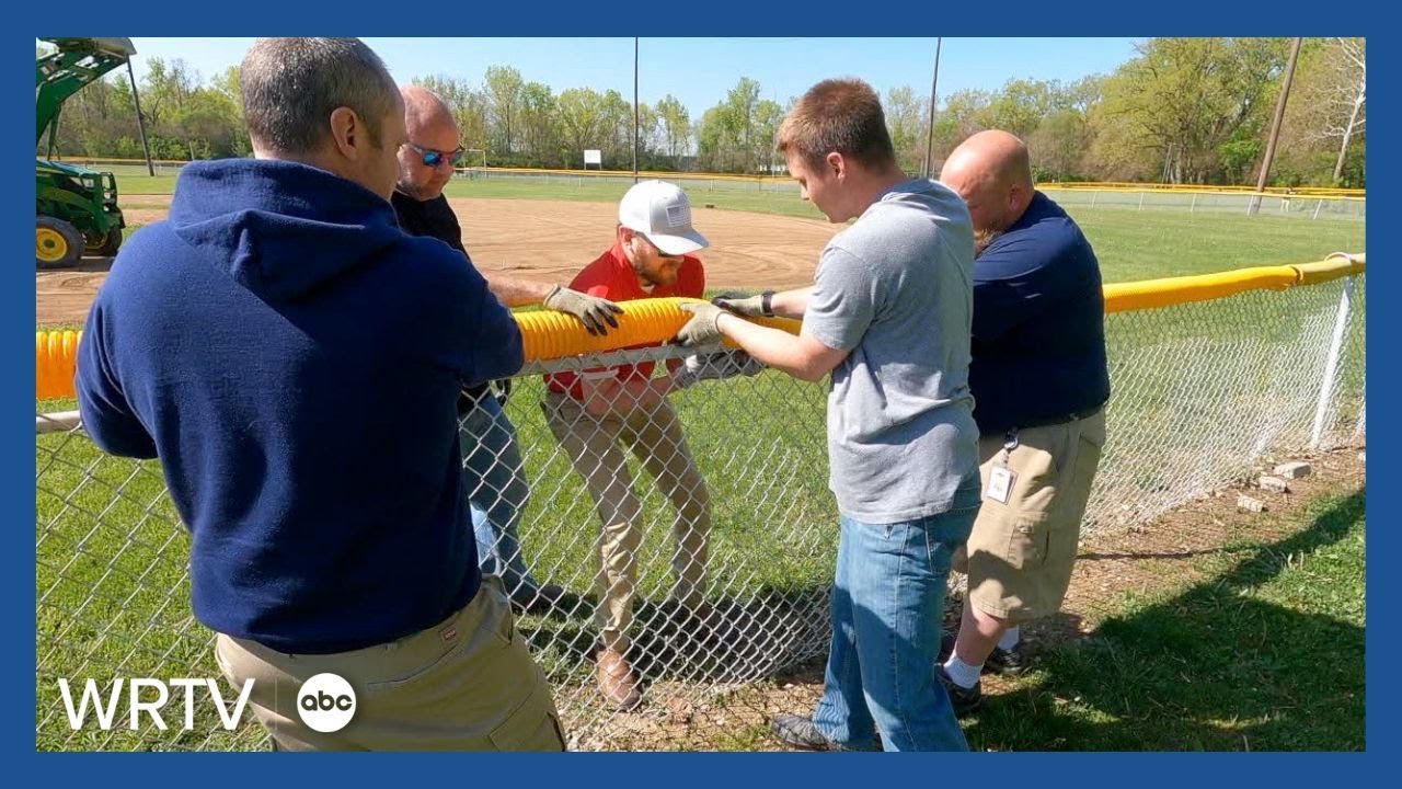Forest Manor Park baseball field gets makeover YouTube
