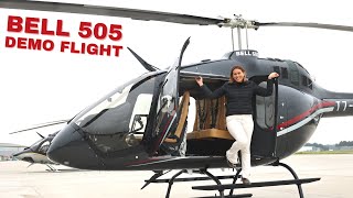 I GOT TO FLY the BELL 505 Jet Ranger X !!   Demo Flight with a Test Pilot