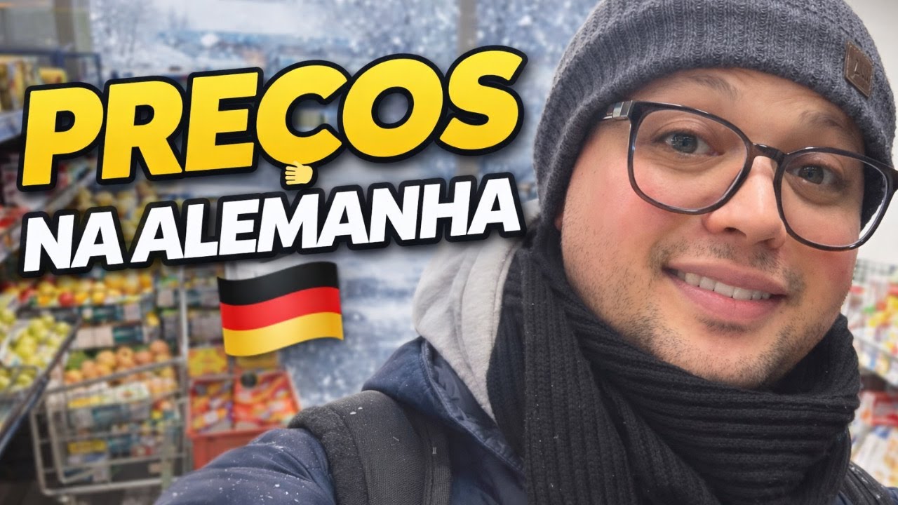 NEVANDO NA ALEMANHA ❄️ | Compras no Mercado + Preços Reais do Dia a Dia 🇩🇪
