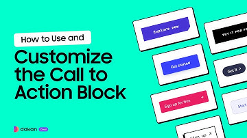 How to Use and Customize the Call to Action Block in Dokan Cloud Page Builder