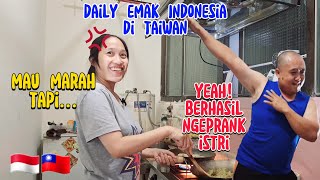🇮🇩🇹🇼Kena Prank Suami Saat Masak Alhasil Masakan Gosong! Daily Emak Indonesia di Taiwan