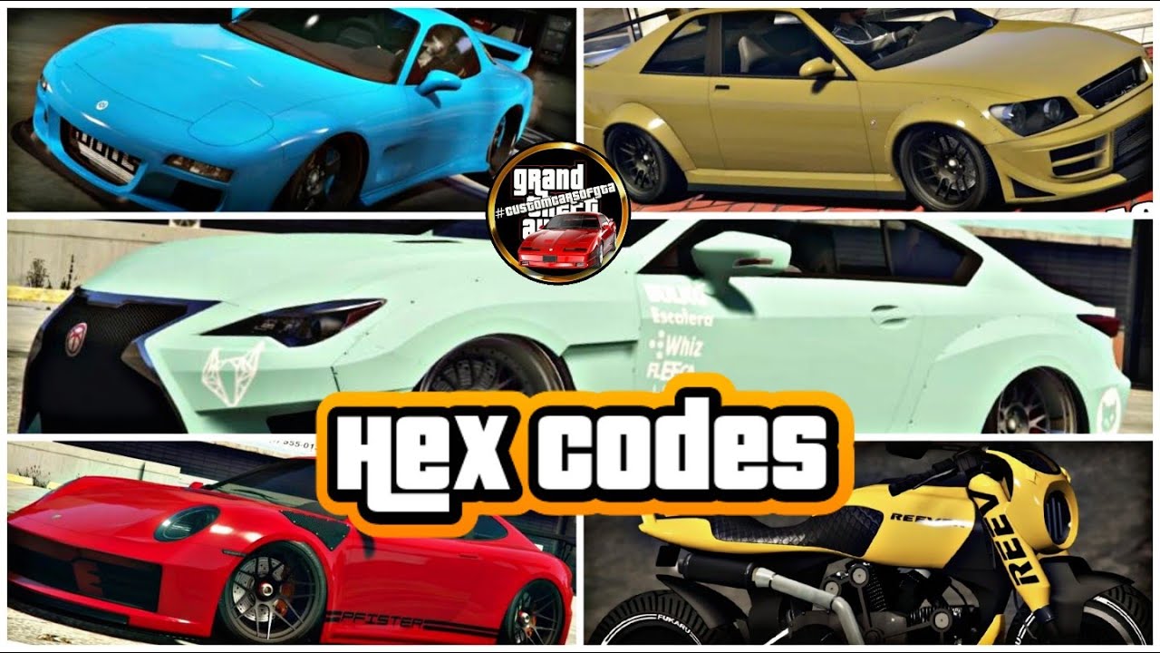 GTA 5 Online HEX CODES & Western Reever Customizations! YouTube