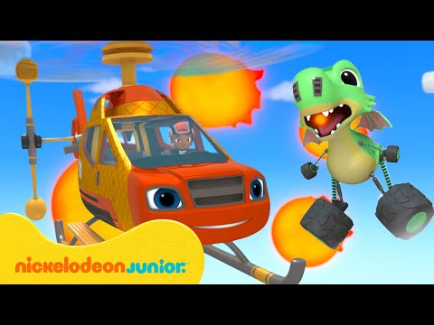 Blaze et les Monster Machines | Les meilleures missions et transformations  | Nickelodeon Jr. France