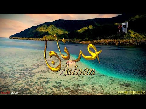 ما معنى اسم عدنان وبعض من صفات حامل هذا الاسم على قناة معاني الاسماء 