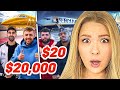 Americans React To SIDEMEN $20,000 VS $20 PLANE TICKET