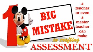 ONE BIG MISTAKE A TEACHER CAN MAKE
