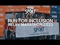 Run for inclusion  yousport alla relay marathon 2023