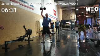 Qualifiers Indoor Beach Throwdown WOD 1 Masters