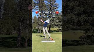 Eliminate Your Sway Off The Ball In Your Golf Swing With This Easy Drill The Goal Is To Make Sure