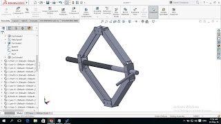 SolidWorks Basics for Beginners Simple Car Jack Designing Part 1/5