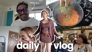 mother's day, podcast shoot, cooking & more! | vlog