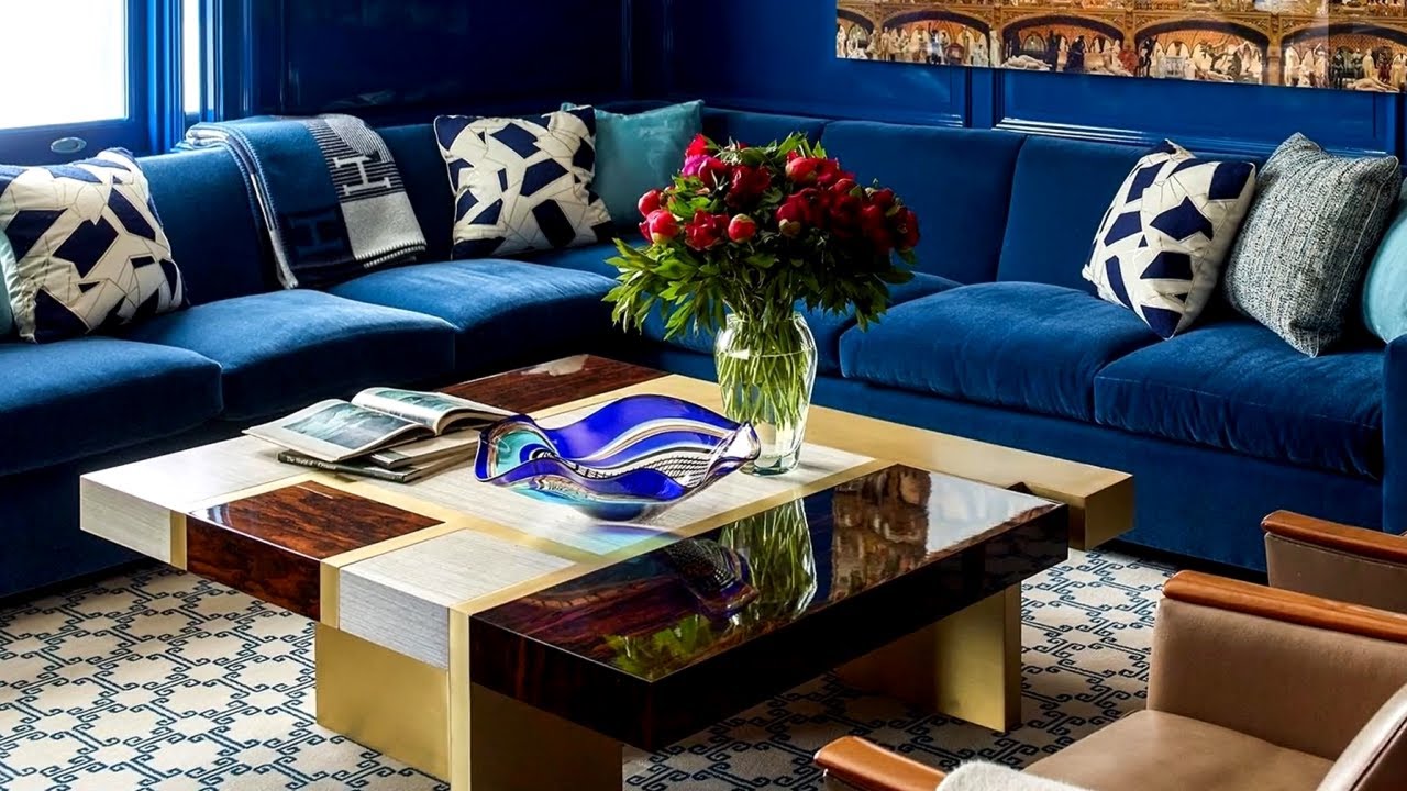 68 Navy Blue Living Room Ideas You