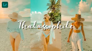 Thalassophile Preset | Beach pastel tone | Lightroom mobile tutorial | Free DNG file screenshot 3
