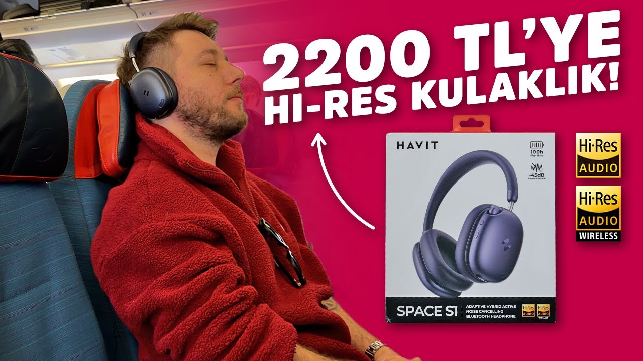 Tai nghe Overear Havit H670BT Space S1 ANC Wireless