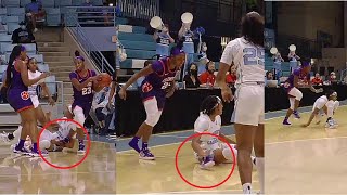 You Have Never Seen This Player Rips Off Shoe & Throws It Out Of Bounds, Gets Shoved In Response