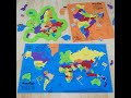 Mapology combo india and world map puzzle  map puzzle  educational toy