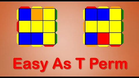 Easy T Shape 1LLL Algs