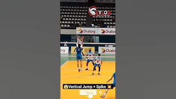 Vertical Jump 😱  + Super Spike 💥💥💥