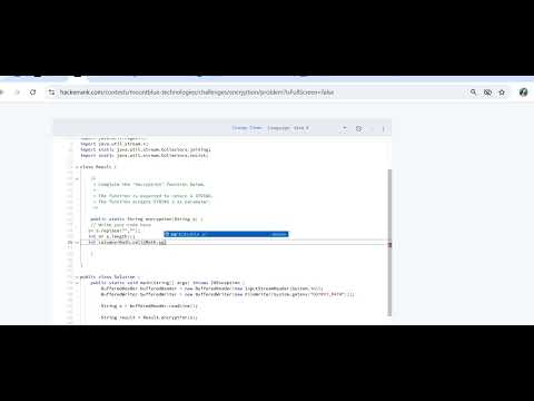 Encryption Hackerrank