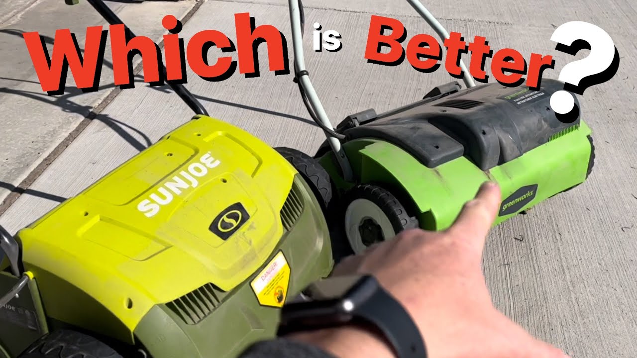 Compare Sunjoe Dethatcher or Greenworks Dethatcher? Find Out Which is Better! 