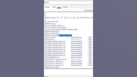 4.How to Check ASA Firewall Interface? #ccna #ccnpencor #shortsvideo