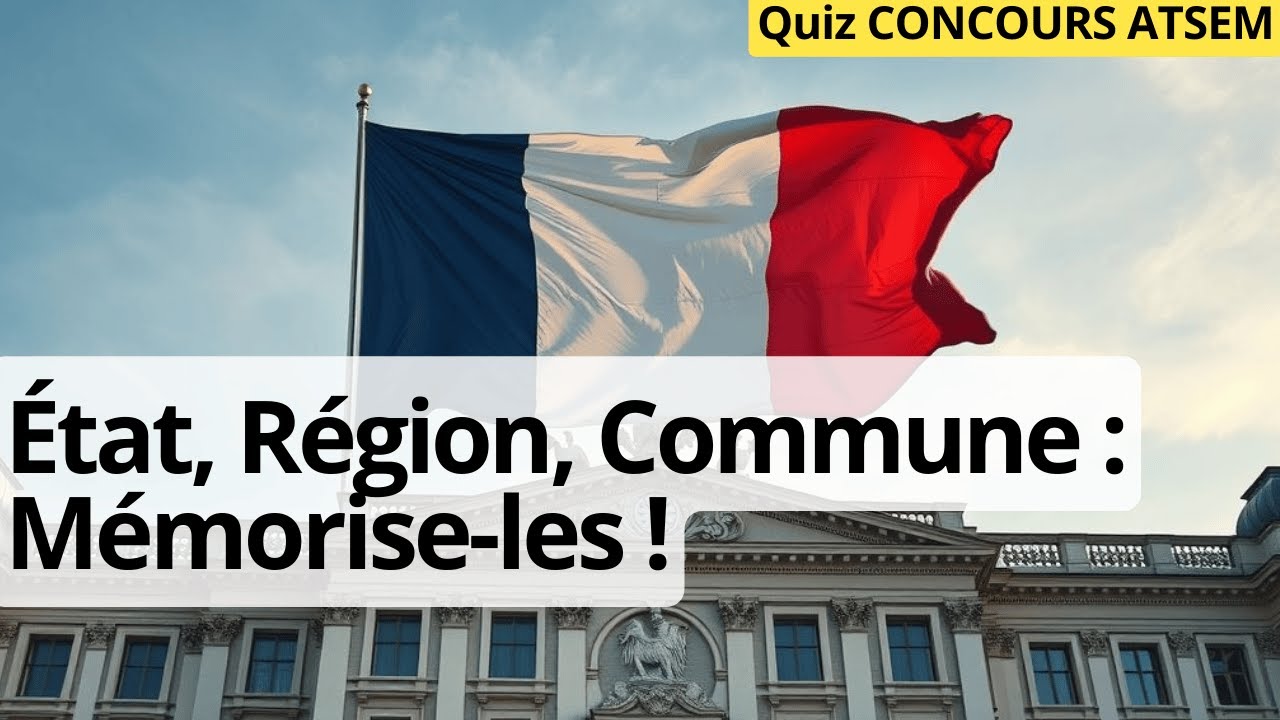 QCM Concours ATSEM - 15 Questions "Structures et Politiques"