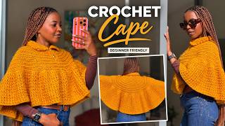 How to Crochet a Cape | Easy Ruffle Cape Step-by-Step Tutorial