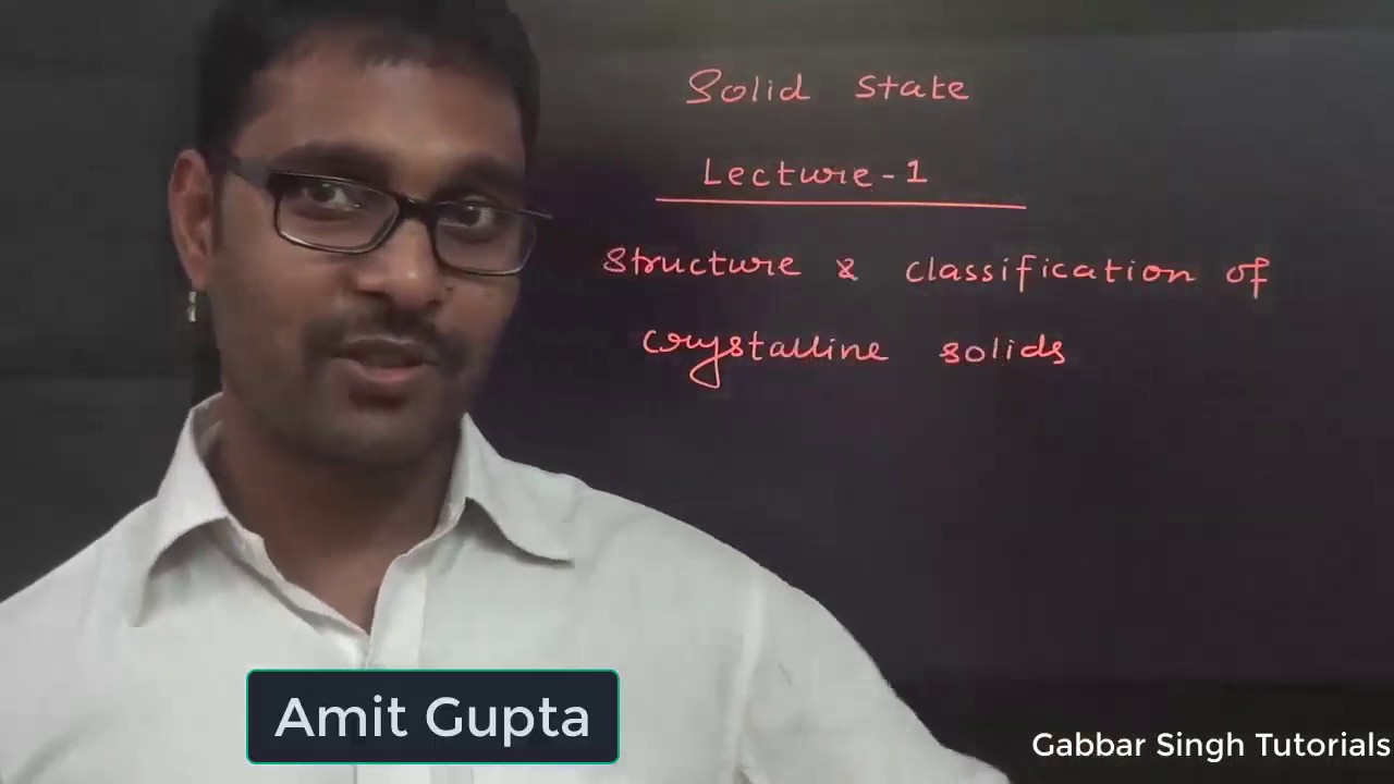 Solid state 01 - Structure and classification of crystalline solids ...
