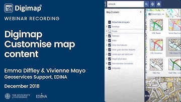 Digimap - Customise map content
