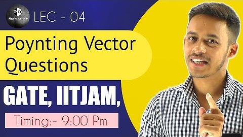 Imp Questions On Poynting Vector & Equation Of Continuity 🔥