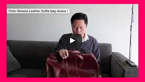 Floto Venezia Leather Duffle bag review !