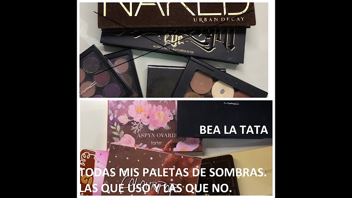 TODAS MIS PALETAS DE SOMBRAS  LAS QUE ME QUEDARÍA Y LAS QUE NO