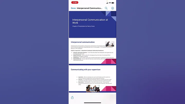 Nancy Doran - Interpersonal Communication