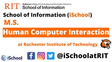 What do you experience in the Human-Computer Interaction in the iSchool at RIT?