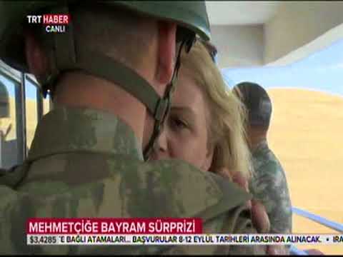 MEHMETÇİĞE BAYRAMDA ANNE SÜRPRİZİ