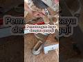 Teknik Pemotongan Kayu yang Efisien Menggunakan Gergaji⁉️ #shorts #diy #woodworking #furniture