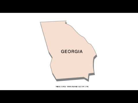 How To Draw Georgia Map Youtube