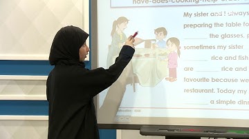 الانجلينزي للصف السادس الابتدائي  | unit 1