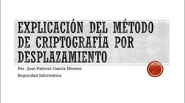 Cifrado por Desplazamiento| Explicación | Seguridad Informática