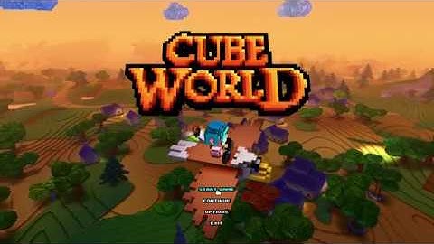 Cube World: New Title Screen