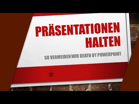 Video: Was ist keine gute Faustregel für die Verwendung von PowerPoint?