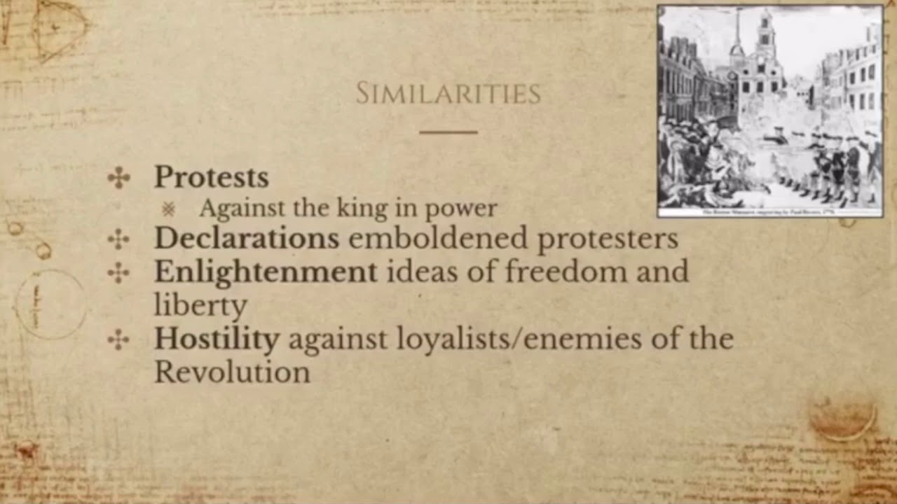 What Were The Similarities And Differences Between The American And French Revolutions?