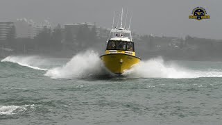 2022-04-23 CoastGuard Mooloolaba check Bar depths to find the best route to get in and out today