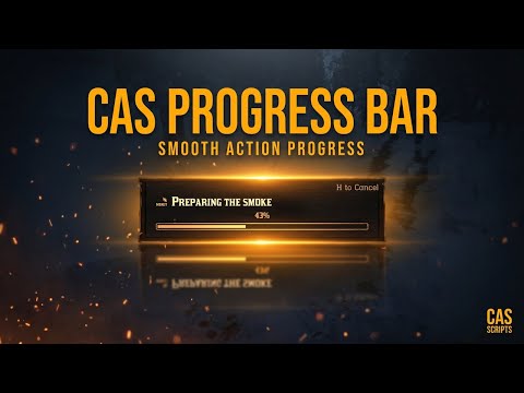 RedM Progress Bar | Smooth Action Progress | CAS Scripts