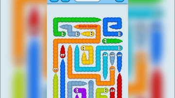 Wiggle Escape : Snake puzzle level 8 gameplay walkthrough solution