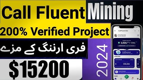 Call Fluent Bot|callfluent bot telegram|callfluent bot verification|callfluent bot withdraw