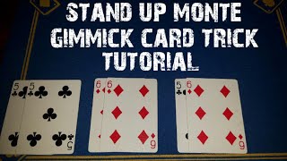 1 of the greatest card tricks 'stand up monte' tutorial